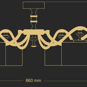 Подвесная люстра Averno